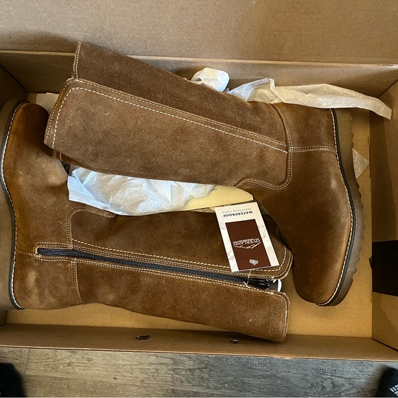 Womens Overland leather zip boots BRAND NEW - Picture 4 of 7